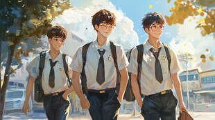 香香漫画中清爽现代画风示例